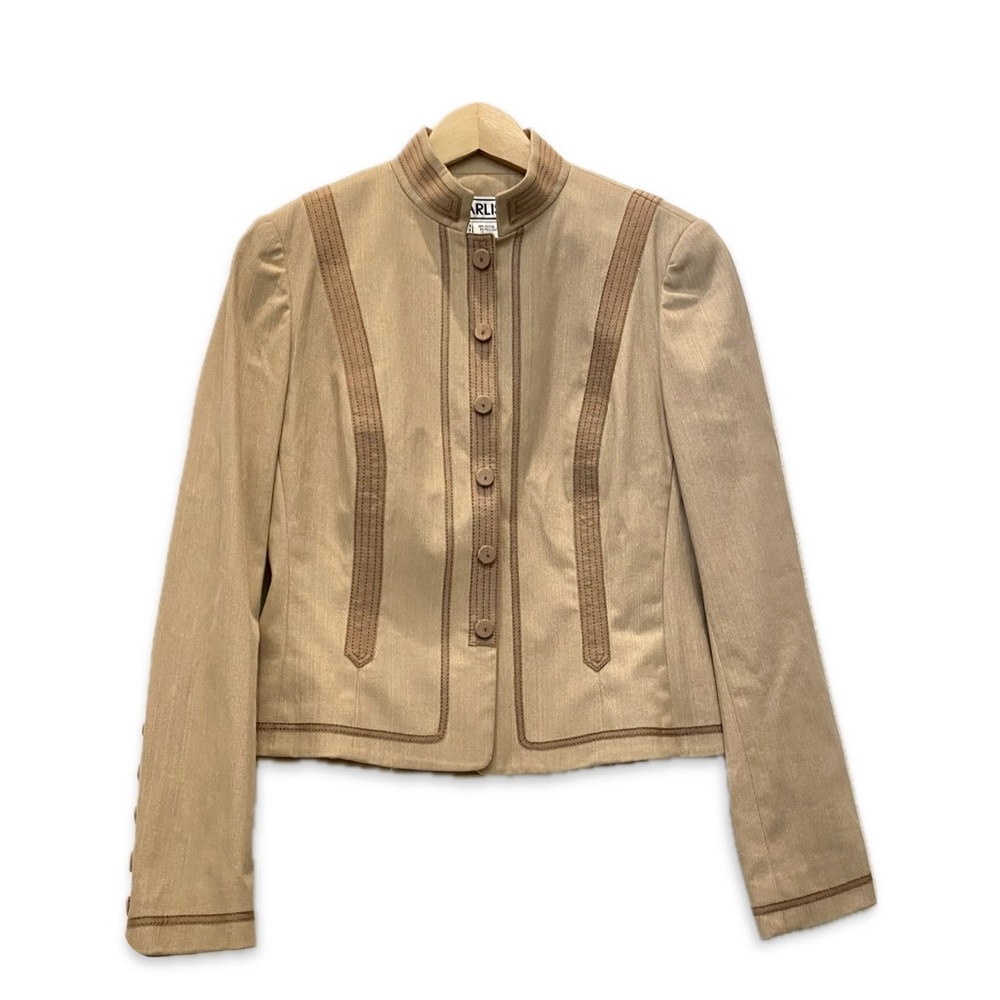 Women’s Carlisle Tan Vintage Jacket/Blazer Size 8 New Without Tags